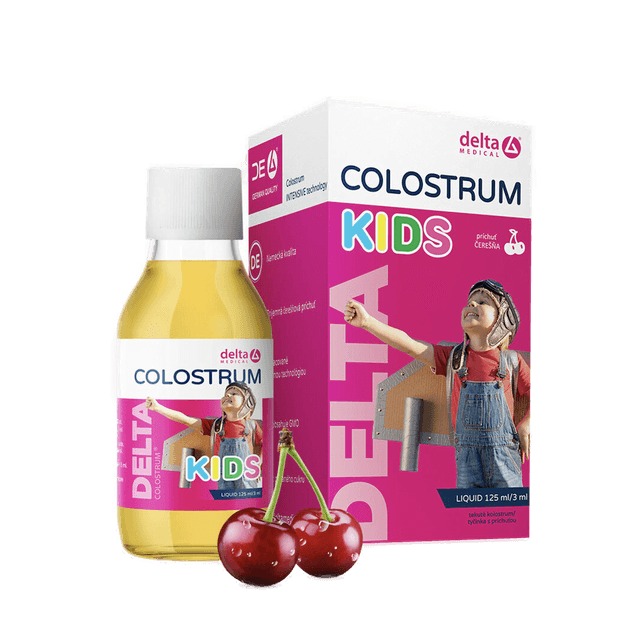 DELTA COLOSTRUM® KIDS Třešeň 125 ml